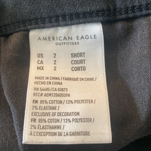 Womens American Eagle Curvy Next Level Stretch Jeans 2 SHORT - Picture 5 of 5